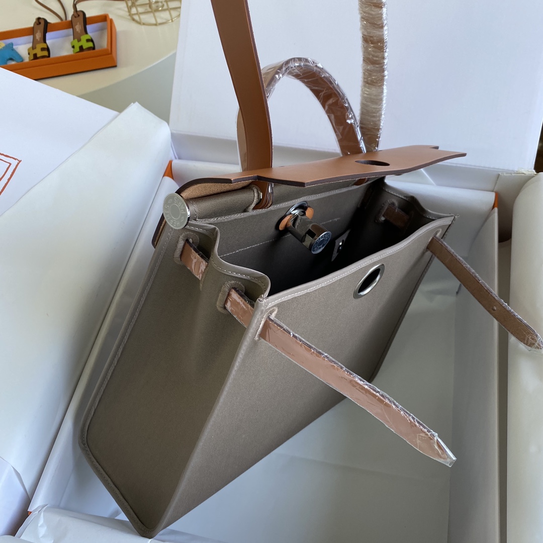 에르메스 에르백31 에토프 골드브라운 은장